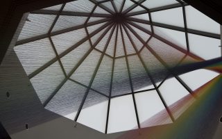 Museum of Art rainbow ceiling art