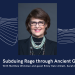 an image of a woman with glasses and a necklace on