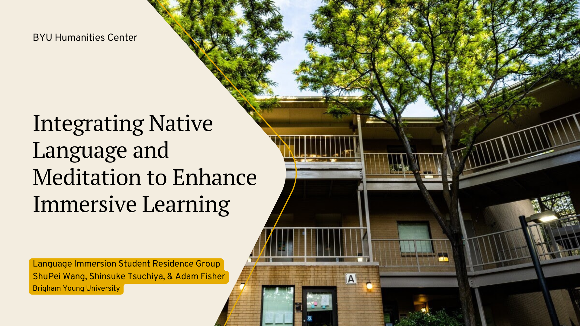 Colloquium: Language Immersion Student Residence Group