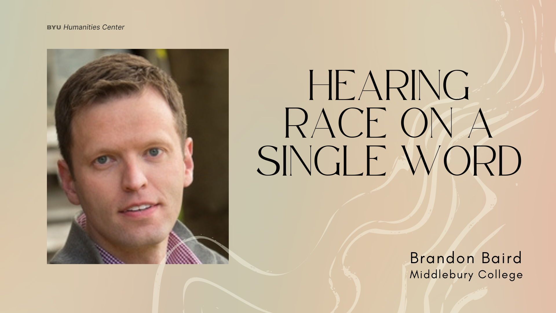 Colloquium: Brandon Baird
